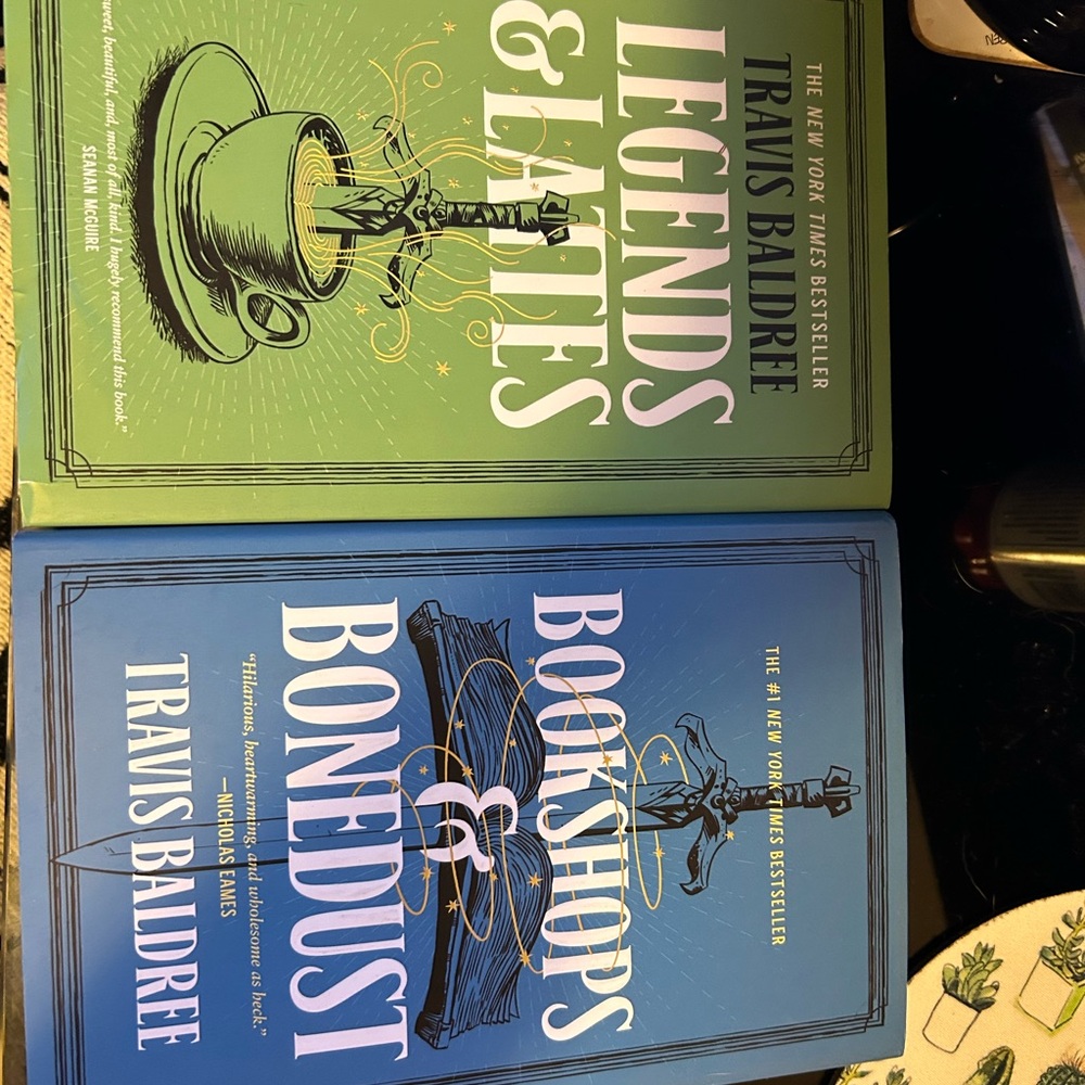 Travis Baldree Books - Legends & Lattes and Bookshops & Bonedust
